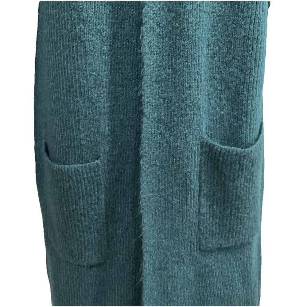 Time & Tru Women Pocket Rib Duster Cardigan - Picture 3 of 11
